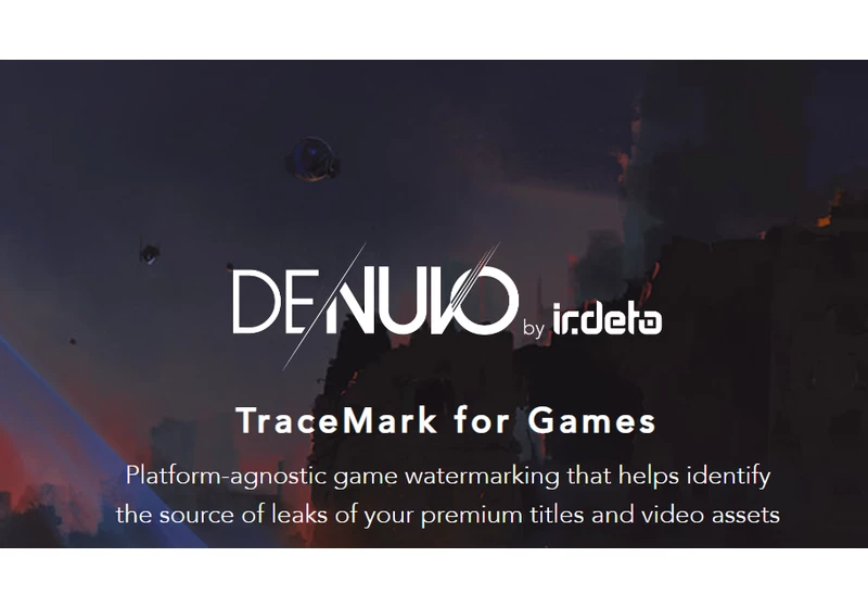  Denuvo DRM maker cracks down on game leakers with new tech — TraceMark for Gaming puts a watermark on games to unmask the source 