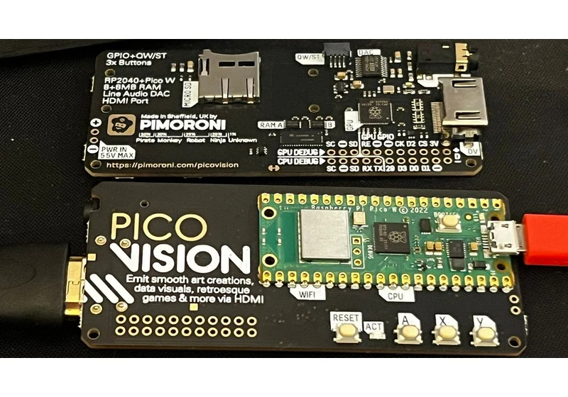 Pimoroni's Pi-Powered 'Pico Vision' Nears Completion