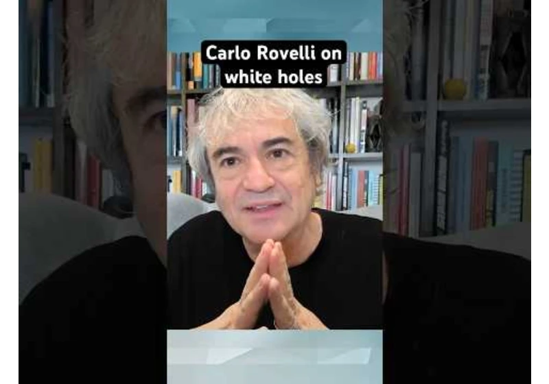NEW: A conversation with Carlo Rovelli