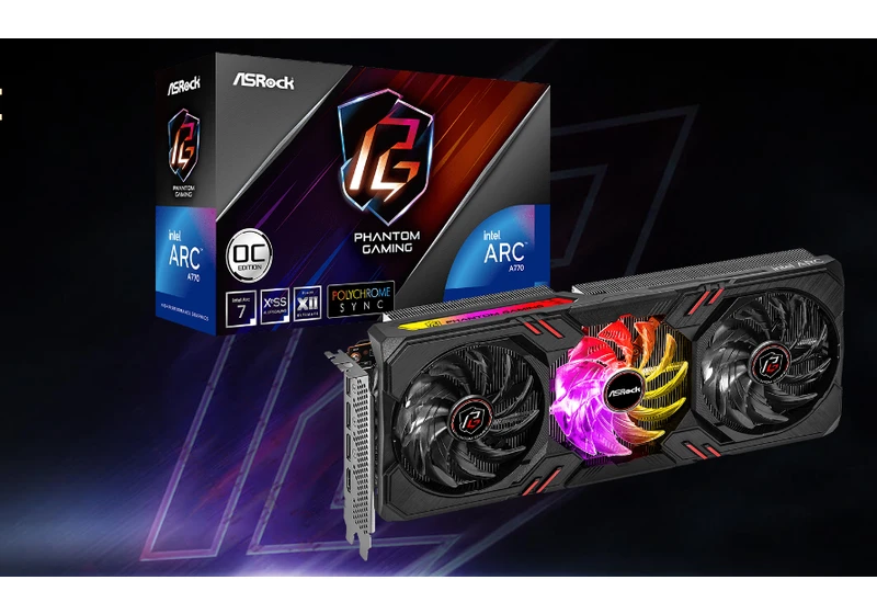ASRock's 16GB Arc A770 Phantom Gaming GPU is Real