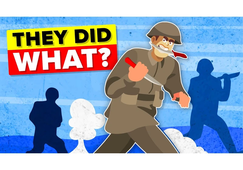 How Insane Knife Fighting Shocked Troops of World War 1 (WWI)