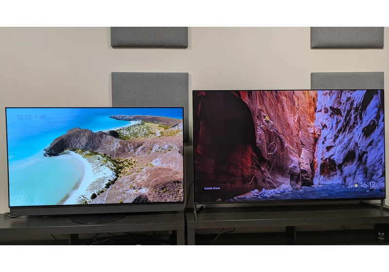  I compared Panasonic and Sony's 2025 OLED TVs to see which has the better sound – and there’s an obvious winner 