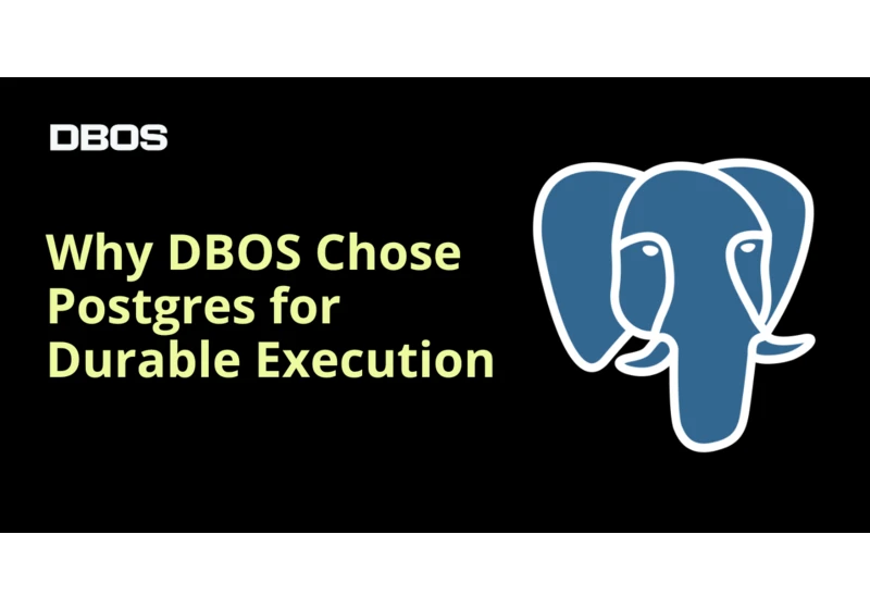 Build durable workflows with Postgres