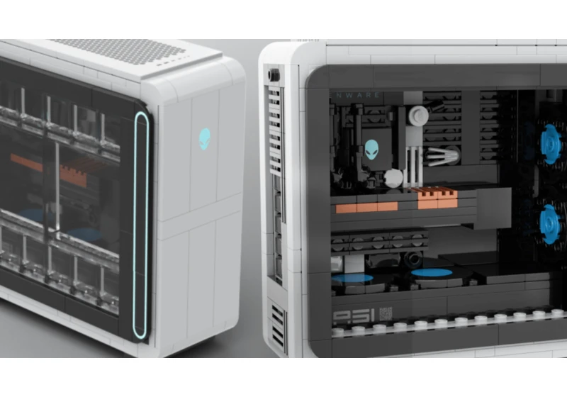 Alienware gets bricked (in a good way) with custom Lego set