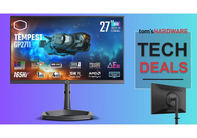 Grab this $179 Mini LED gaming monitor before it's gone — Woot puts 4.5-star, 165 Hz, quantum dot Cooler Master screen on clearance for $270 off its 2024 list price