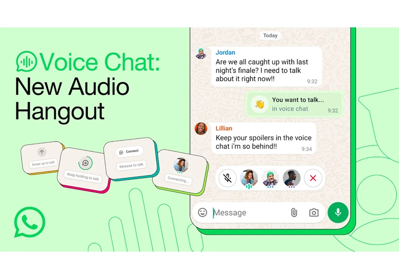 WhatsApp 'audio hangouts' are now open to group chats of any size