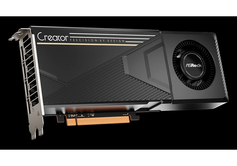  ASRock preps Radeon RX AI Pro R9700 Creator for AI and workstation users — blower card packs massive 32GB of GDDR6 memory, adopts 16-pin connector 