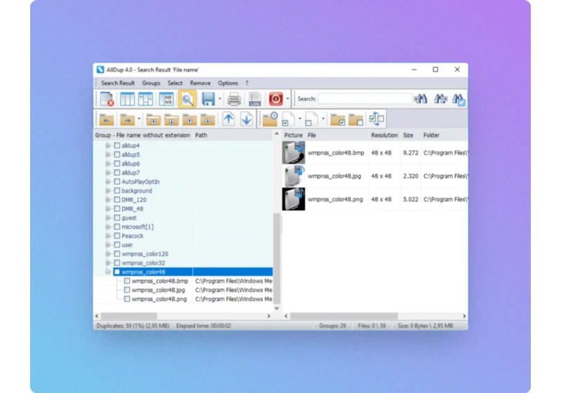 Delete duplicate photos with this free PC software