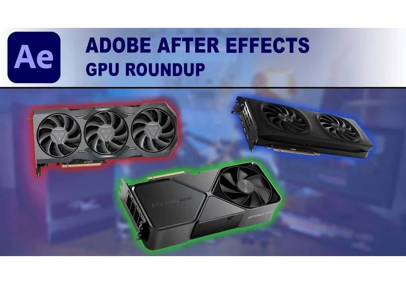 Nvidia Geforce GPUs obliterate the competition in this popular video sofware benchmark