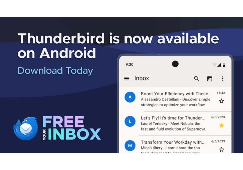 Thunderbird for Android Now Available