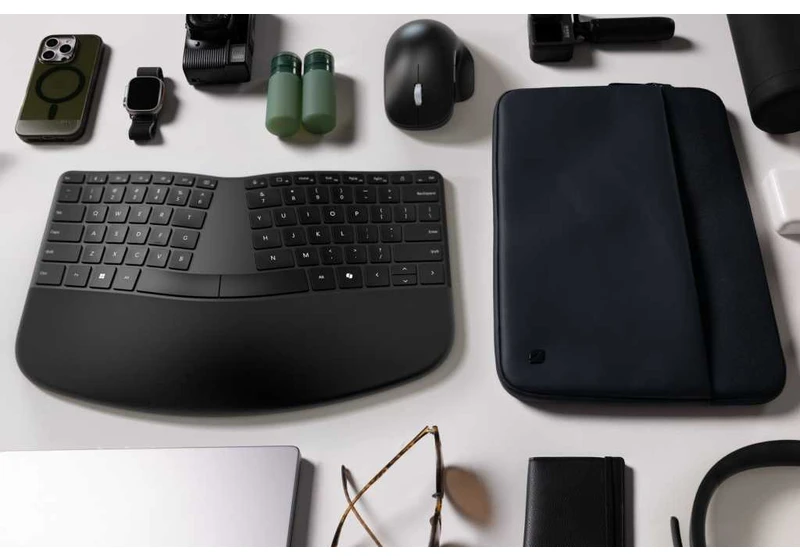 A new Microsoft wireless ergonomic keyboard is coming out this year