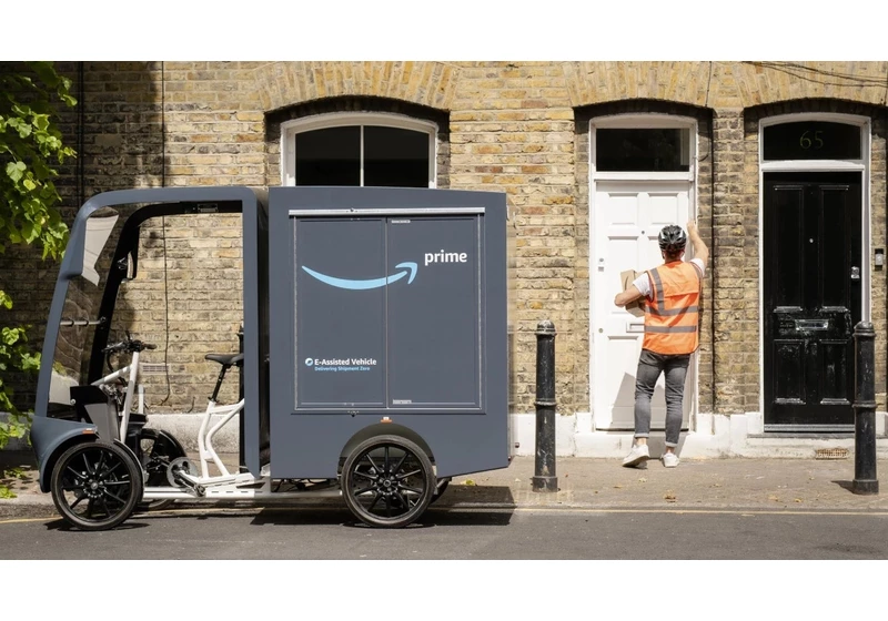 Amazon adding e-bikes, vans, and good old-fashioned posties to London fleet