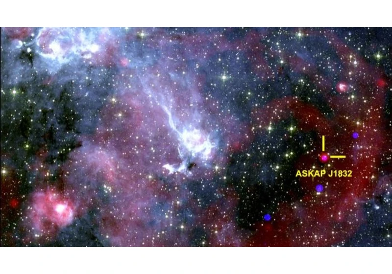 Object firing signals at Earth every 44 minutes