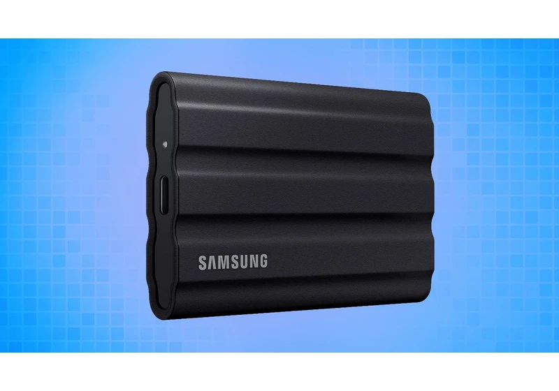 Samsung’s T7 Shield 2TB Portable SSD Only $99 at Amazon
