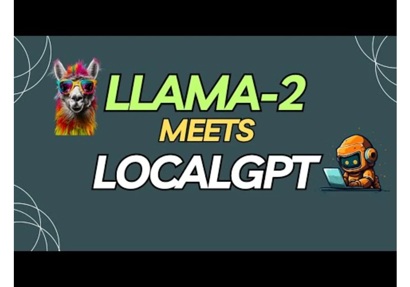 Llama-2 with LocalGPT: Chat with YOUR Documents