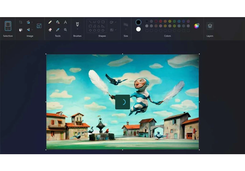 Microsoft Paint finally adds Photoshop-like transparency and layers