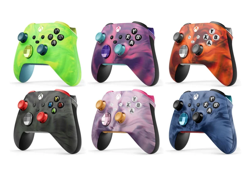 The latest Xbox controllers feature a nifty bowling ball aesthetic