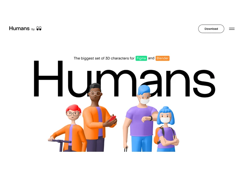Humans 3D Characters
