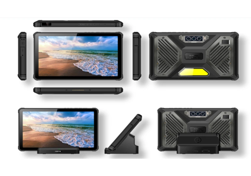 Oukitel aims at Zebra, Getac with rugged tablet - RT10 Industry has a 2D barcode scanner, NFC, and 5G connectivity