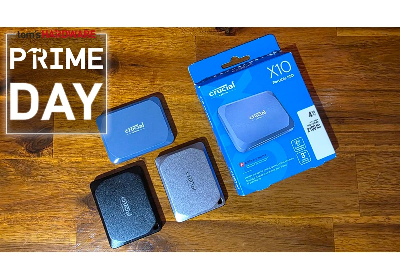 Grab a Crucial X10 portable SSD with a 30% discount — savings up to $182, 1TB, 2TB, 4TB, 6TB, and 8TB models all on sale
