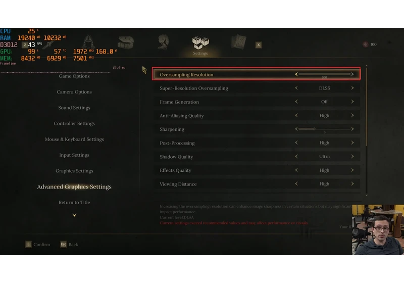  Wuchang: Fallen Feathers' latest patch accused of faking internal render resolution to boost FPS — game runs at 'Quality' upscaling even when the render scale is set to 100% native 