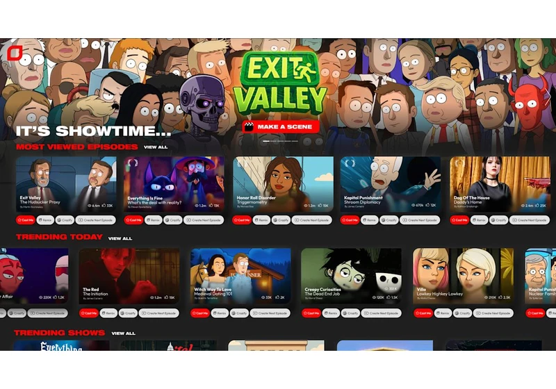 Showrunner, an AI-powered streaming service, launches in alpha this week