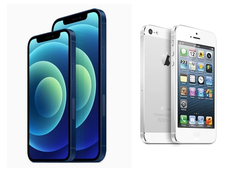 Is it me or does the iPhone 12 look a lot like the iPhone 5?