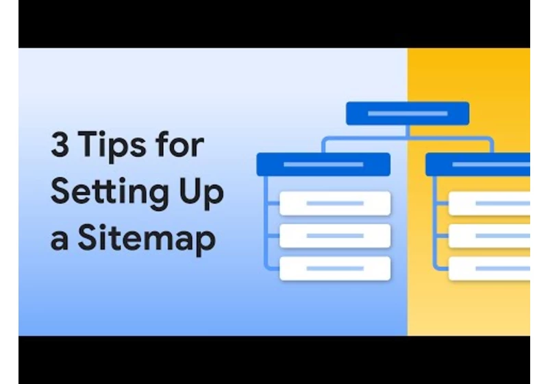 3 tips for setting up a sitemap
