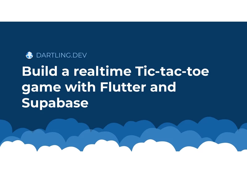 Build a realtime Tic-tac-toe game with Flutter and Supabase
