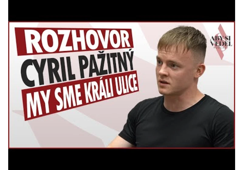 Na holé päste..Cyril Pažitný "My sme králi ulice"