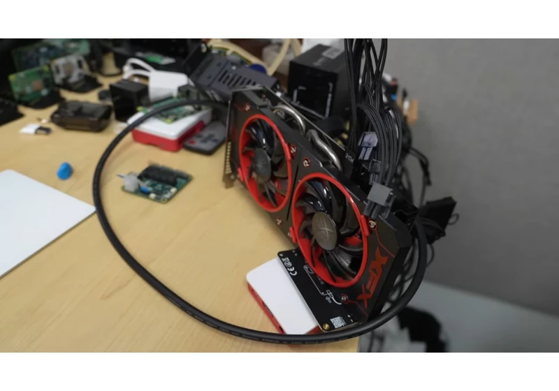 Raspberry Pi 5 successfully uses external graphics card