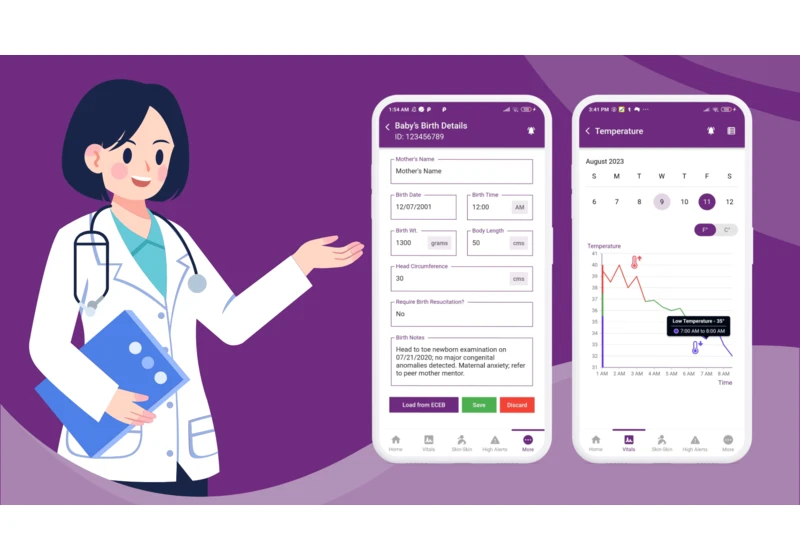 Week 10 of Coding: Add new baby 🚼 & Temperature Vital Screen 📈