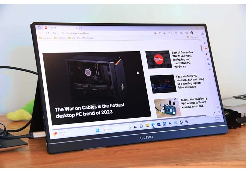 Arzopa G1 Game review: A gaming monitor that fits in your backpack