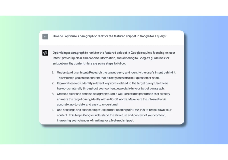 How to steal your competitors’ featured snippets with ChatGPT (prompts included)