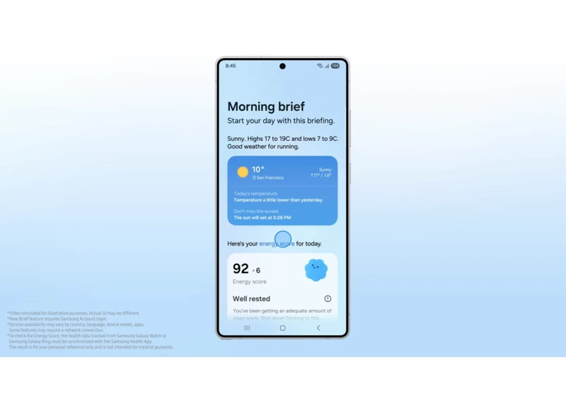 Samsung's "Now Brief" is a feature so useful it may win over even the biggest AI skeptics