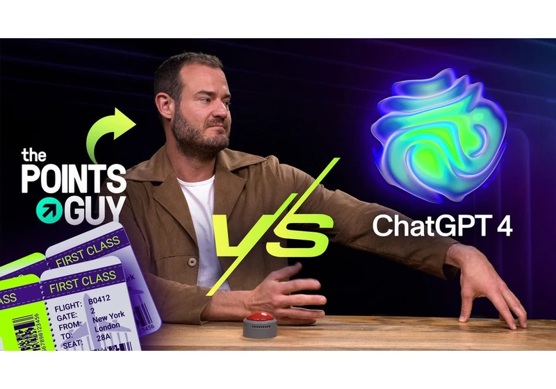 Travel Advice from AI? The Points Guy Schools ChatGPT video     - CNET