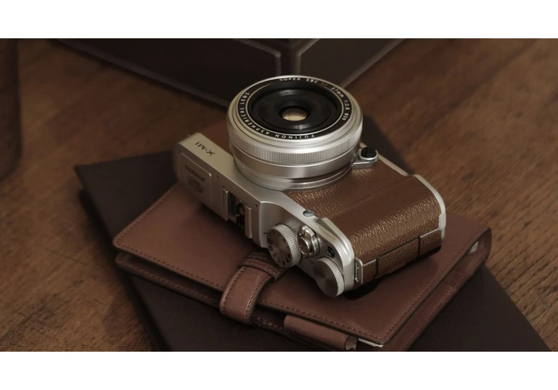 Fujifilm could be making a quirky digital compact that shoots vertically like your phone – and it's a polarizing concept