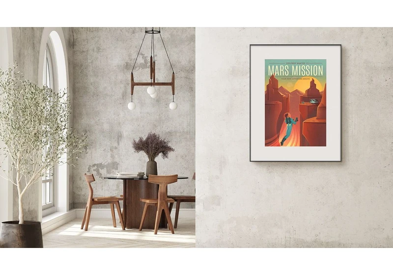 This awesome E Ink poster frame looks like the future of wall art, if you can stomach the price tag