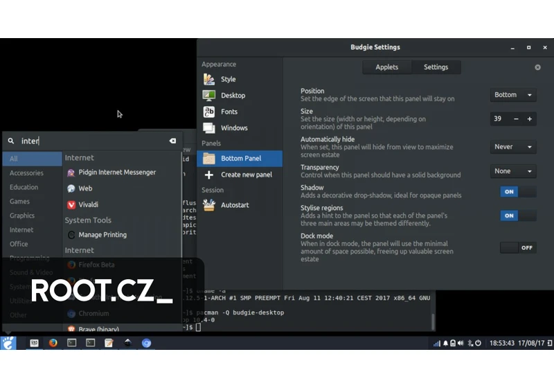 Fedora bude mít možná Budgie Spin, vyšlo očekávané Xfce 4.18