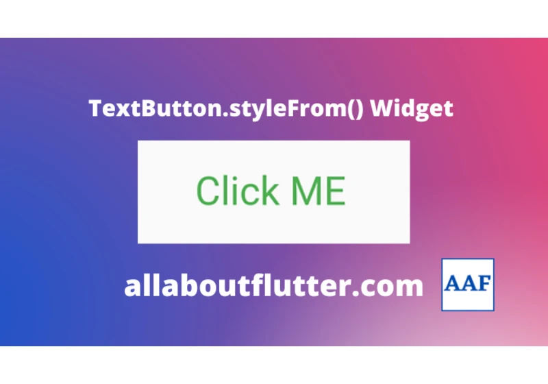 TextButton.styleFrom() in Flutter - Tutorial