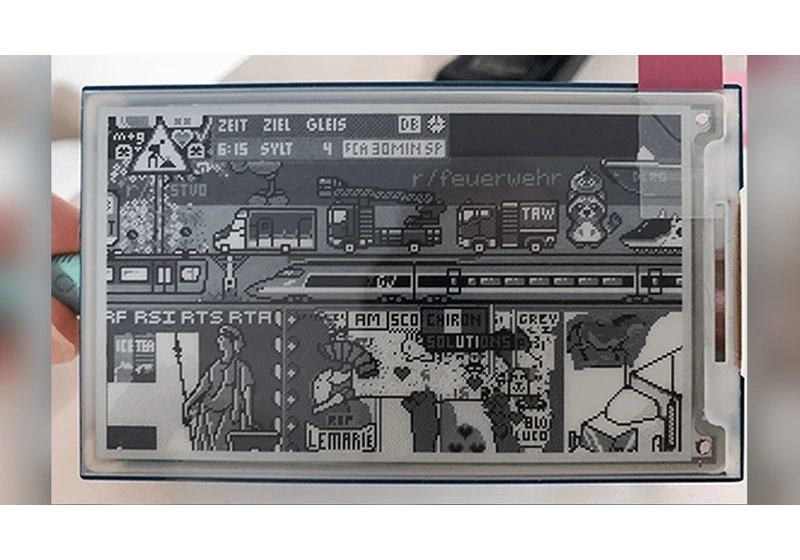 Raspberry Pi Pico Displays Reddit /r/Place in Digital Frame