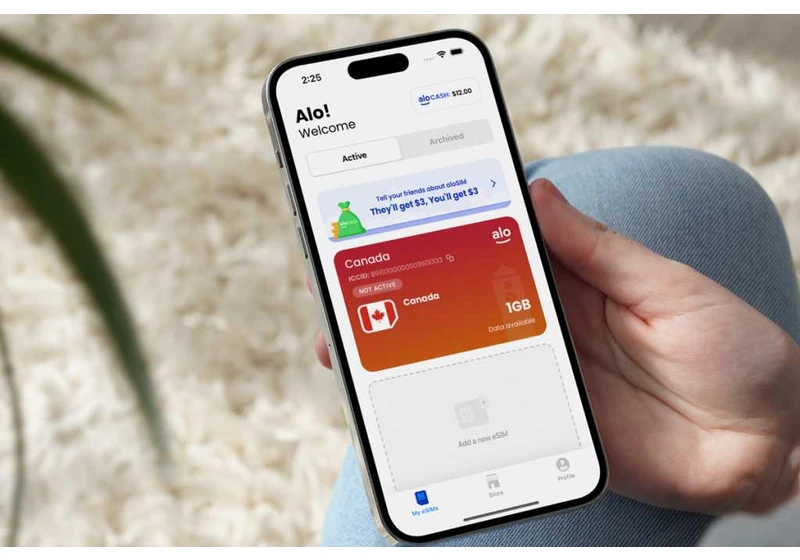 Stay connected all over the world with aloSIM