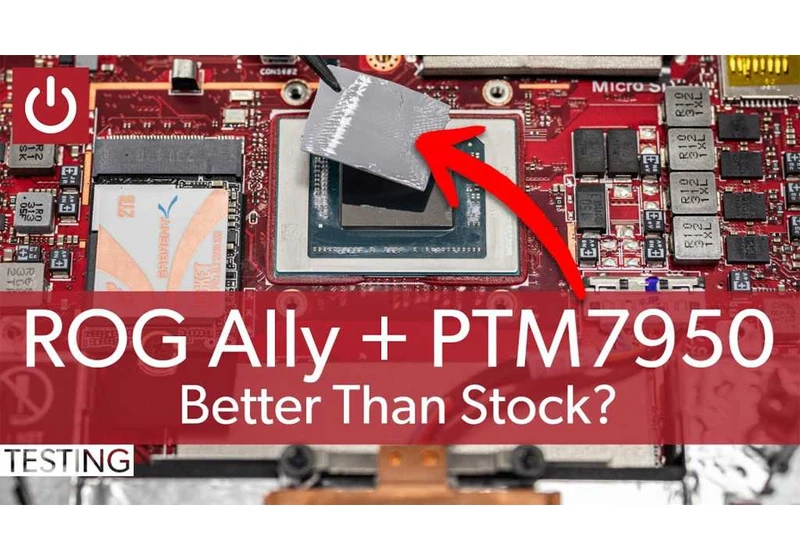 Let’s try to boost the Asus ROG Ally’s thermal performance
