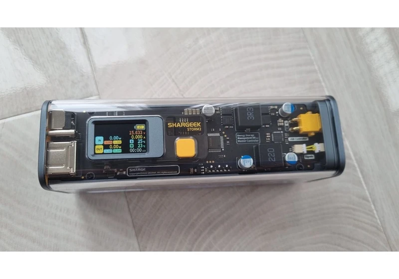 This power bank looks like something straight out of Cyberpunk 2077, and it's 25% off right now