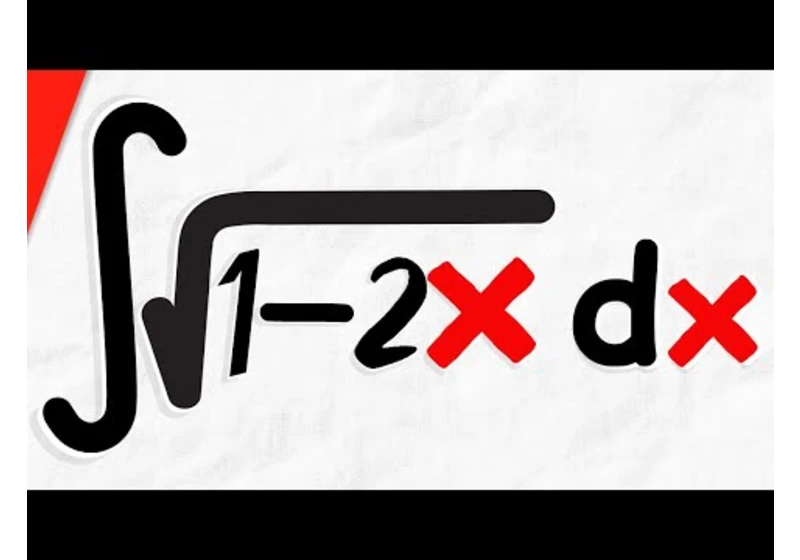 Integral of sqrt(1-2x) | Calculus 1 Exercises
