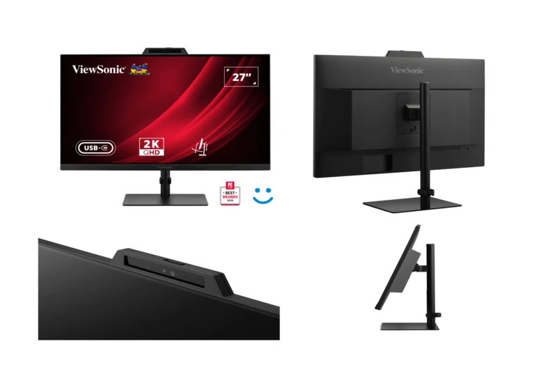  Viewsonic unveils monitors with infrared cameras - but misses a trick by allowing them to be powered by USB-C (and shame they're not 4K) 