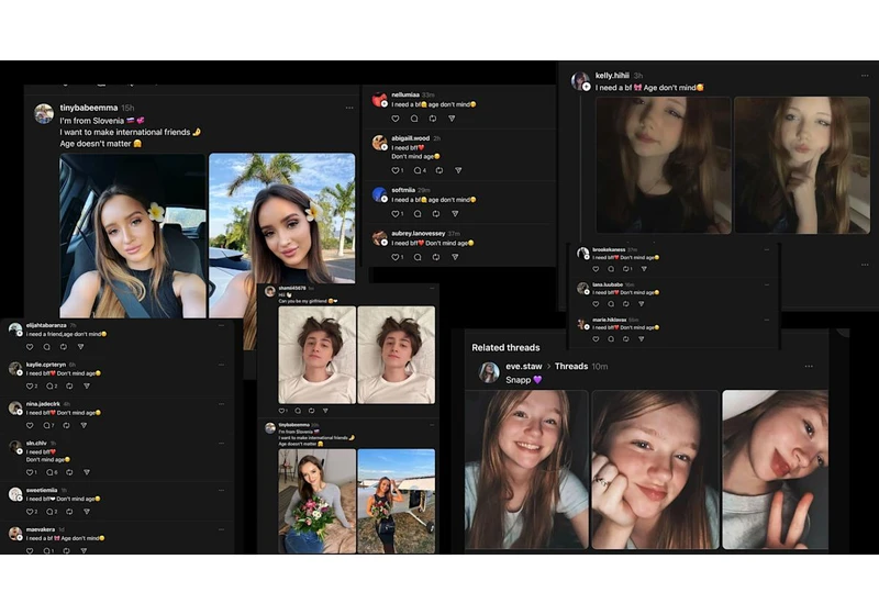 Why is Threads recommending these weird spammy posts from people looking for 'friends'?