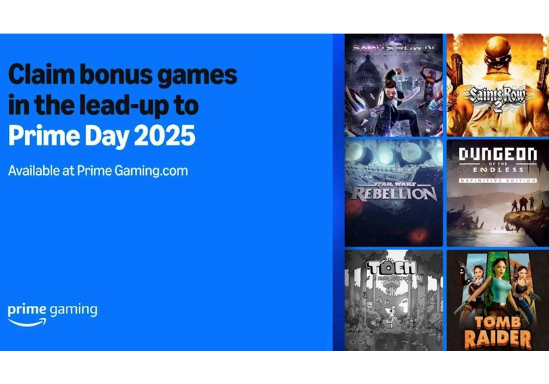 Amazon is giving away some great games in the lead up to Prime Day