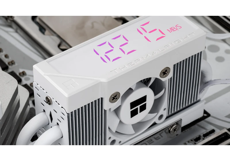  M.2 SSD cooler displays your SSD's performance and vitals in real time — Thermalright HR-10 2280 Pro Digital features an ARGB display for colorful readouts 