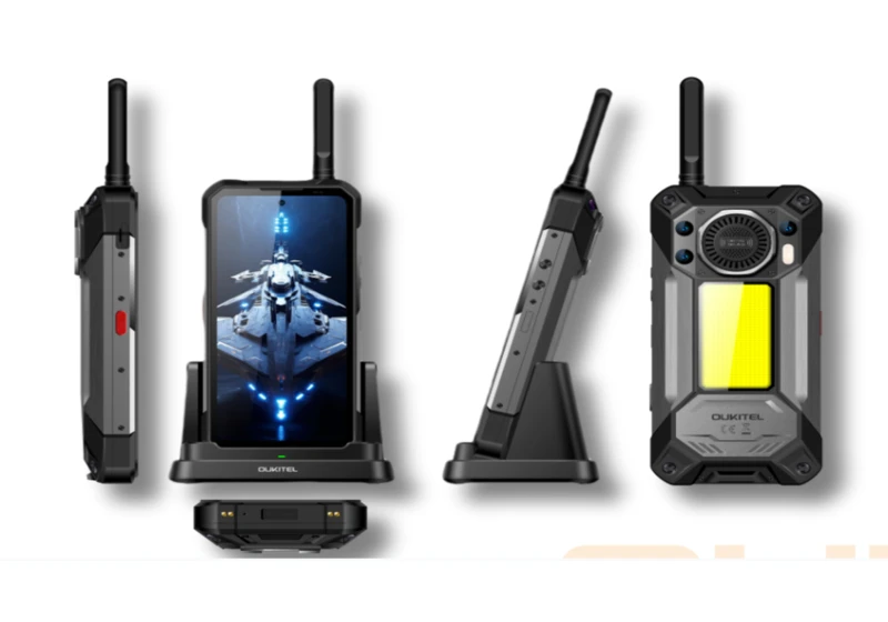 Oukitel's WP61 Plus targets outdoor professionals with a rugged smartphone sporting a 2W walkie-talkie and a massive 20Ah battery...over!